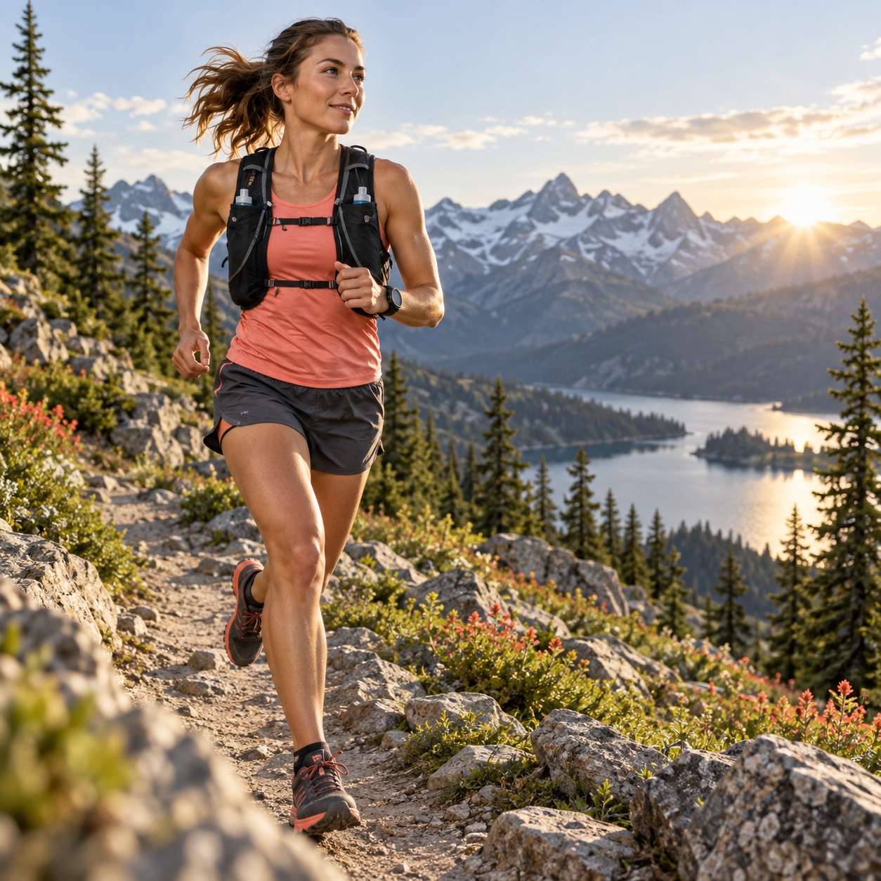 Sports customer story showing a runner using outdoor gear