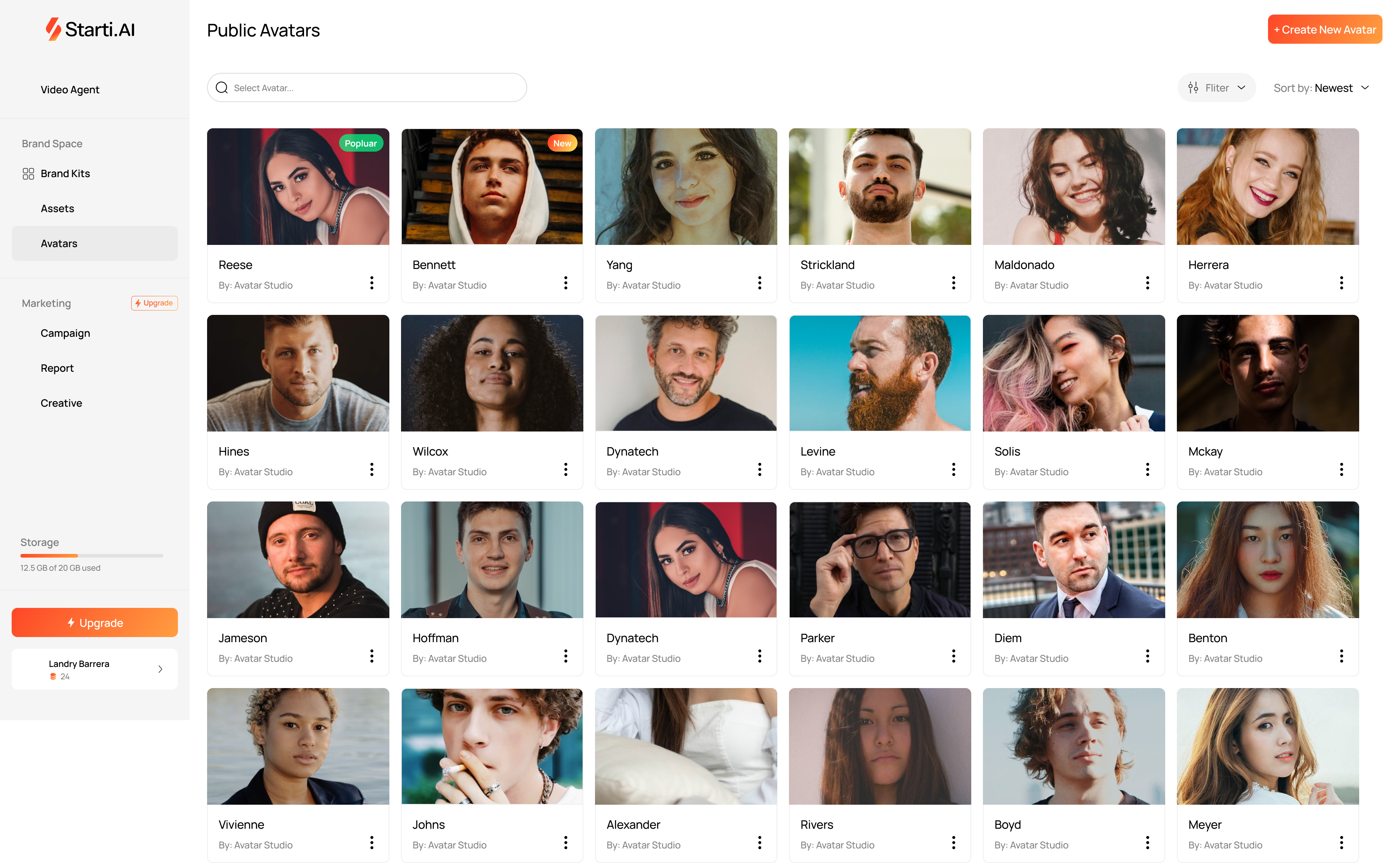 Exclusive Asset Management Panel Preview